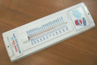 Vintage Have A Pepsi Day Cola Soda Salesmans Sample Advertising Thermometer Sign