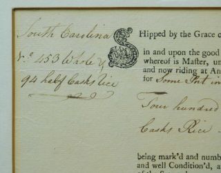 Revolutionary War Document Ship Manifest 1779 Charming Polly Capt.  Bigelow Jones 3