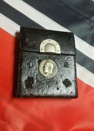 Vintage Wwii Second World War German Cigarette Case / Snuffbox Rare