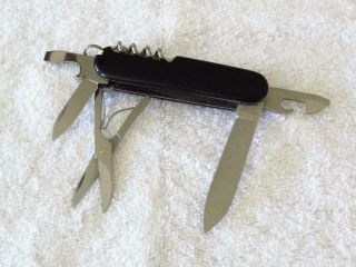 Victorinox Black Climber Swiss Army Knife,  GOOD, 2