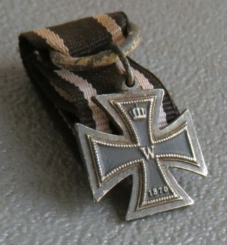Imperial German Miniature Wwi Iron Cross,  2st Class,  1870