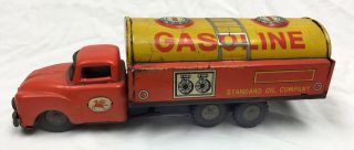 Vintage Friction Truck Standard Oil Gasoline Tanker