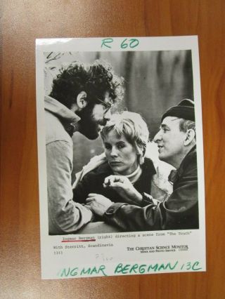Vintage Glossy Press Photo Director Ingmar Bergman,  The Touch