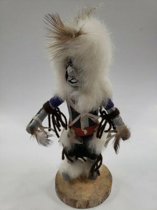 Vintage Indian Native American Kachina Doll Signed By Author 9.  5 " T