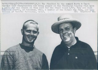 1959 Jack Nicklaus Gene Andrews Amateur Golf Championship Final Round