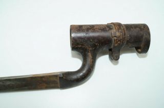 Victorian Era British 1866 Pattern Snider Enfield Socket Bayonet & Scabbard