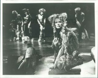 1982 Press Photo Betty Buckley In Cats Broadway Musical 1980s