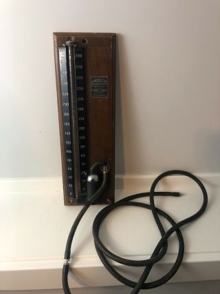 Vintage Medical Baumanometer Blood Pressure Standard Wall Model W.  A.  Baum Co.