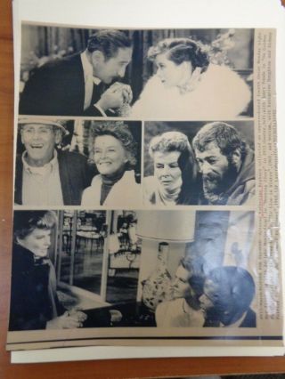 Vintage Wire Press Photo Actor Actress Katharine Hepburn Four Oscar