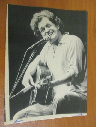 Vtg Ap Wire Press Photo Singer Harry Chapin Cats In The Cradle Taxi & W O L D