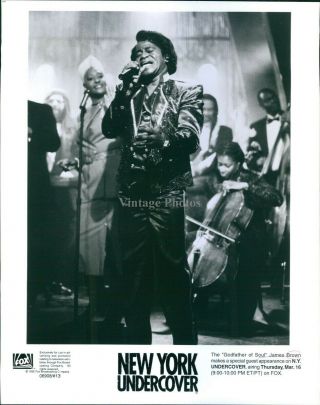 1996 Photo Actor York Undercover The Godfather Of Soul James Brown 8x10
