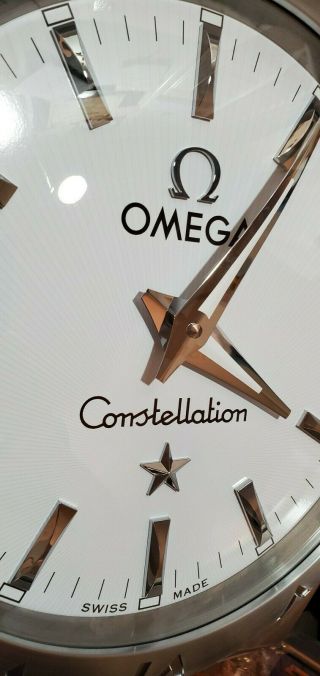 Omega Constellation Watch Wall Clock Inducta (collector) (retailer) (dealer)