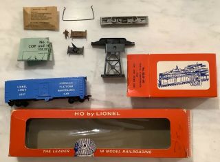 Vintage Lionel Ho Scale No.  0357 Cop And Hobo Nos Kit Less 1 Trestle Made In Usa