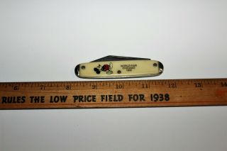 Vintage 1933 Chicago Worlds Fair Mickey Mouse Pocket Knife