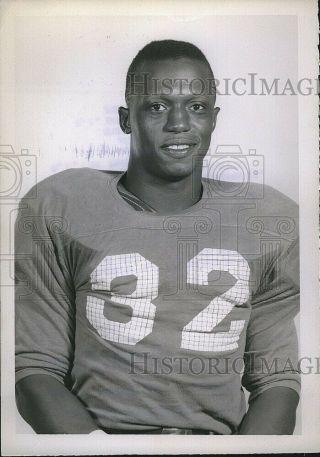 1960 Sgt Eugene Holland Fort Benning Football Team 5x7 Vintage Photo
