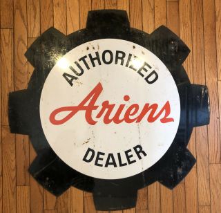 Ariens Authorized Dealer Metal Sign.  35.  5”.  Stout Sign Co.