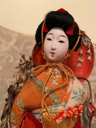 Tanabe Doll Asakusa Tokyo - Wisteria Maiden - Japanese Geisha Doll 3