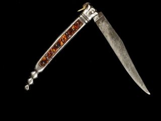 French Navaja Style Folding Knife 19th Century 3