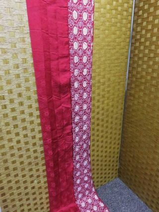 01vBCF 2070 Silk Fabric Vintage Japanese kimono Hand stitched Shibori 2