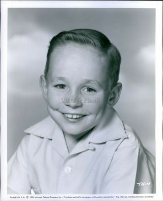 1955 Photo Actor Tim Hovey Everything But The Truth Child Actor 1950 
