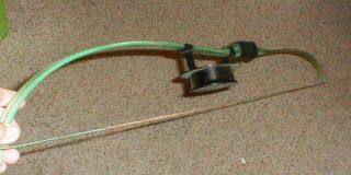 Vintage Ben Pearson Hunting & Field Fiberglass Bow Model 3350 57 " With Fish Reel
