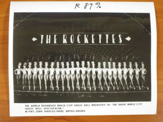 Vintage Glossy Press Photo The Rockettes Great Radio City Music Hall Spectacular