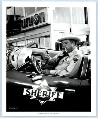 Smokey And The Bandit 8x10 Movie Still Photo - Jackie Gleason Sheriff