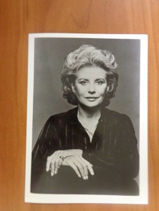 Vintage Glossy Press Photo Actress Barbara Walters 20/20 The View Microserfs 8