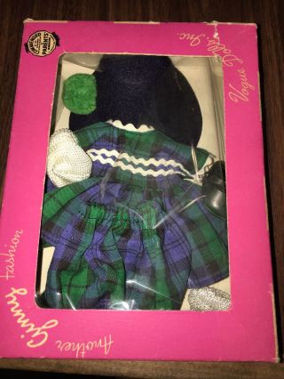 Vintage Vogue Ginny Early 1950s Doll Clothing Outfit Hat Shoes Socks Box