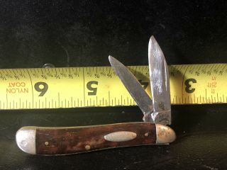 Case Two Blade Vintage Pocket Knife Wood Handle