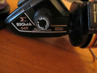 Vintage Shakespeare Sigma 2200ck 040,  Extra Spool,  Serviced,  Saltwater/freshwater