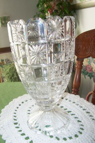 Rare - Vintage - Shannon Crystal Heavy/large Vase -