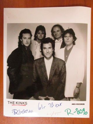 Vintage Glossy Press Photo Rock Band The Kinks Lola And You Really Got Me 2