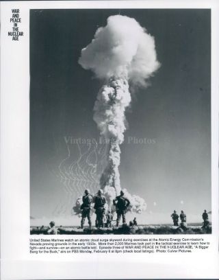 1988 War Peace Nuclear Age Atomic Energy Commission Pbs Marines Promo Photo