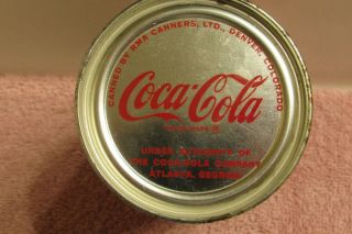1950s COCA - COLA diamond w/bottle soda pop punch top DENVER Colorado COKE can B/O 2
