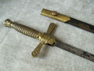 Us Civil War Militia Sword W/scabbard.