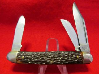 Vintage Kutmaster Usa Stockman Pocket Knife Never Sharpened