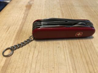 WENGER SWISS ARMY MAJOR 5 LAYER Pocket Knife MULTI TOOL BLADE EDC Missing T Pick 3