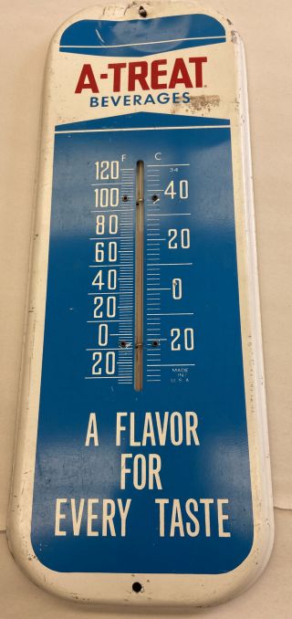 Vintage A - Treat Beverages Thermometer,  16 Inches