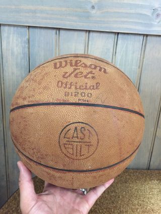 Rare Vintage Wilson Official Jet B1200 Basketball Made In Usa