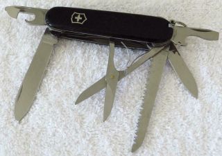 Victorinox Black Huntsman Swiss Army Knife,  Good,