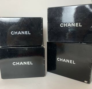 100 Authentic Set Of 4 Vintage Chanel Bag Storage Boxes