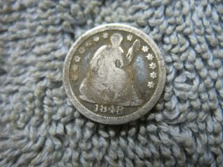 Dug Silver Coin From Michigan Cavalry Camp - Potomac Run,  Va.