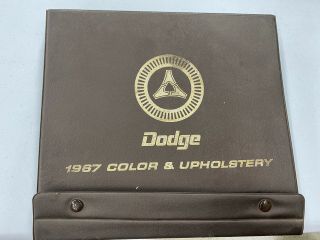 1967 Dodge Color Upholstery Dealer Album Charger Coronet Dart Monaco Polara Book