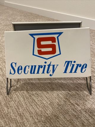 Vintage Security Tire Display Rack