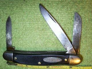 Usa Ranger By Colonial Pocket Knife Carbon Steel Blades Delrin Handle Stockman
