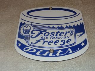 VINTAGE FOSTER ' S FREEZE ICE CREAM PINT 7.  5 