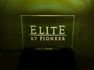 Pioneer Elite Store Dealer Advertising Lighted Sign