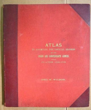 Civil War - Atlas To Accompany The Official Records - Vol.  3 - 1891 - 1st Ed.