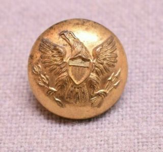 Rare Civil War Union Army Brass 22.  5mm Eagle Uniform Coat Button Extra Quality